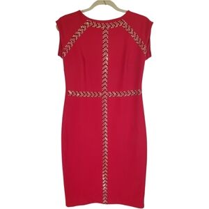 🚫 Out Of Stock Colleen Lopez Red BODYCON Dress Size Small